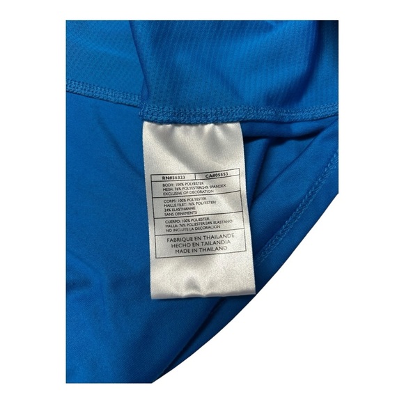 Nike Womens Dri Fit Shirt Running Training Size L Royal Blue Performance - Picture 9 of 10